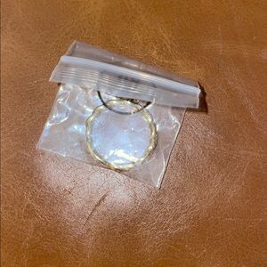 Goldtone Over 925 Ring Size 8